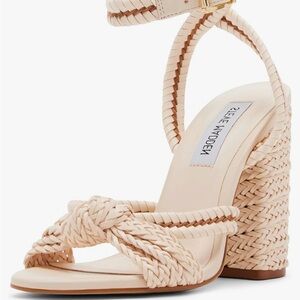 Steve Madden Women's Tan Woven Wedges
